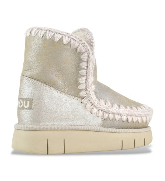 Mou Lederstiefeletten Eskimo 18 bounce silber, gold