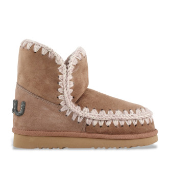 Mou Lderstvler Eskimo 18 Glitter Logo brun