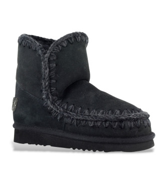 Mou Botins em pele Eskimo 18 Glitter Logo preto