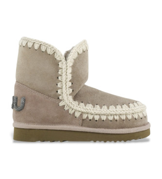 Mou Lderstvler Eskimo 18 Glitter Logo taupe