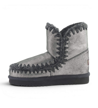 Mou Bottines en Cuir Eskimo 18 gris