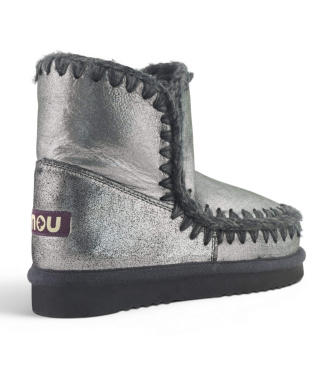 Mou Bottines en Cuir Eskimo 18 gris