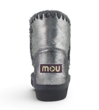 Mou Bottines en Cuir Eskimo 18 gris