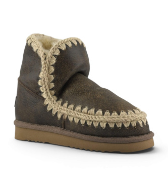 Mou Bottines en cuir Eskimo 18 marron