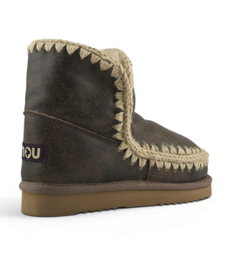 Mou Bottines en cuir Eskimo 18 marron
