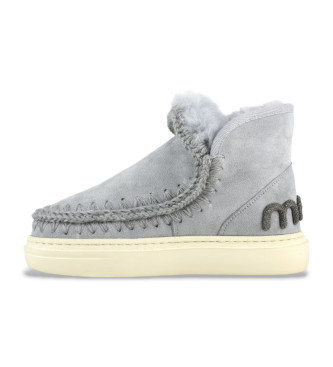 Mou Ankelstvlar i lder Eskimo bold glitter logo bl 