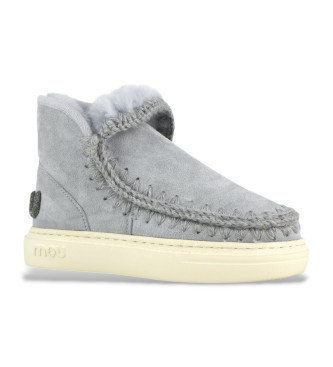 Mou Ankelstvlar i lder Eskimo bold glitter logo bl 