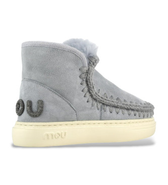 Mou Ankelstvlar i lder Eskimo bold glitter logo bl 