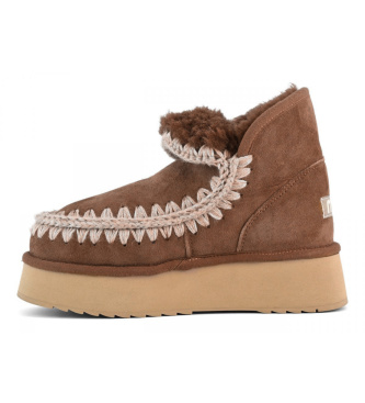 Mou Stivaletti in pelle Mini Eskimo marrone