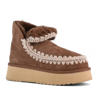 Mou Stivaletti in pelle Mini Eskimo marrone