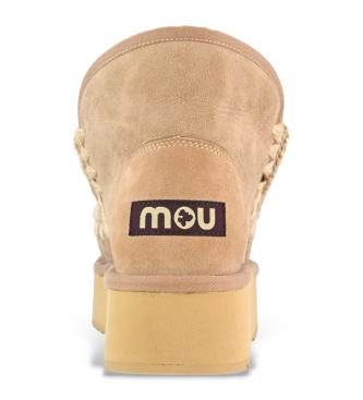 Mou Botines de piel Mini Eskimo Platform marrn