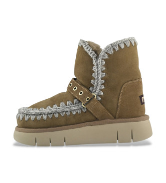 Mou Ankelkngor i lder med brun rem