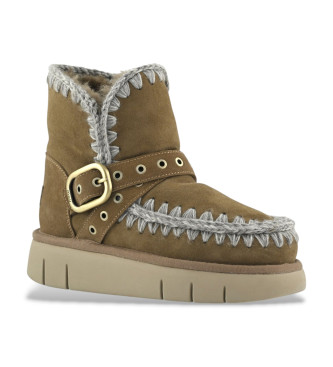 Mou Ankelkngor i lder med brun rem