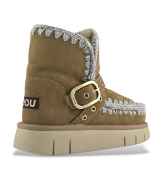 Mou Ankelkngor i lder med brun rem