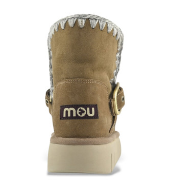 Mou Ankelkngor i lder med brun rem