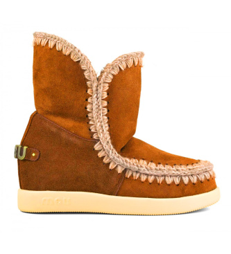 Mou Brown suede ankle boots New Inner Wedge
