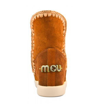Mou Brown suede ankle boots New Inner Wedge