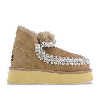 Mou Mini Eskimo Platform Boot taupe, marrn