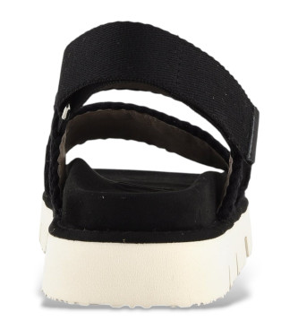 Mou Bio leather sandals black