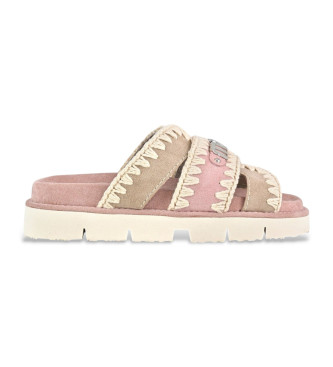 Mou Sandaler Bio pink, taupe