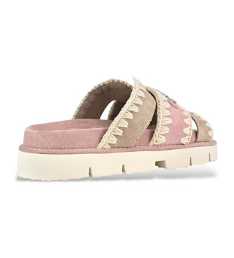 Mou Sandalen Bio roze, taupe