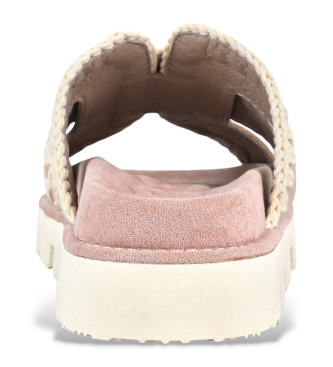 Mou Sandals Bio pink, taupe