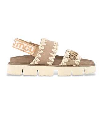 Mou Bio taupe sandaler