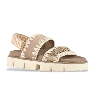 Mou Bio taupe sandals