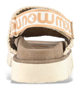 Mou Bio taupe sandalen