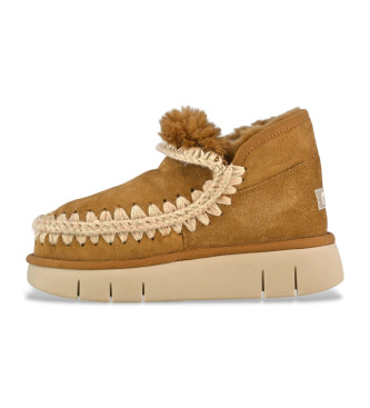 Mou Scarpe da ginnastica in pelle marrone Eskimo Bounce