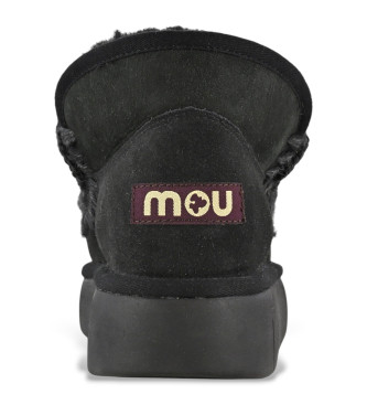 Mou Eskimo Bounce Lederschuhe schwarz