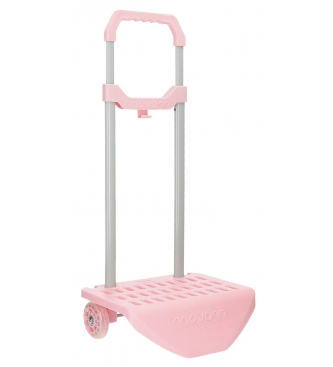 Movom Movom Logo Šolski voziček svetlo roza -84,5cm