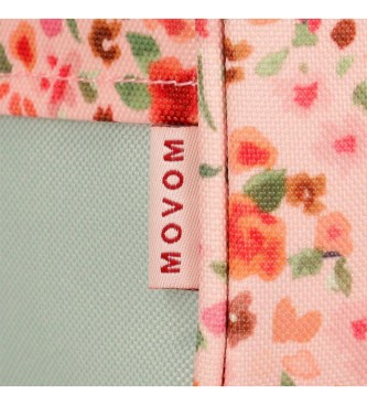 Movom Movom Romantic Girl green school bag -38x28x6cm