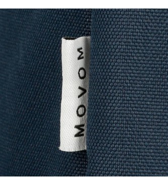 Movom Movom Always on the move three compartment pencil case navy blue