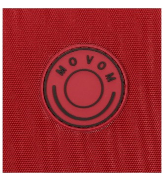 Movom Juego de maletas Atlanta 56 - 66 - 77 cm rojo