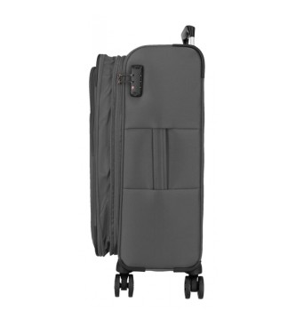 Movom Atlanta luggage set 56 - 66 grey