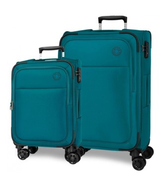 Movom Atlanta luggage set 56 - 66 green
