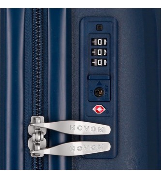 Movom Ensemble de valises rigides Movom Inari 55 - 68 cm bleu marine