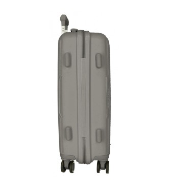 Movom Inari hard sided suitcase set 55 - 68 cm grey