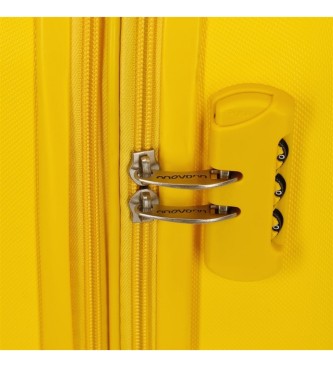 Movom Riga hard suitcase set 55-70-80cm yellow
