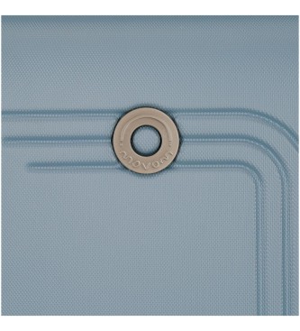 Movom Zestaw twardych walizek Riga 55-70cm niebieski
