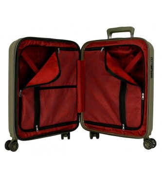 Movom Wood hard suitcase set 55 - 70 - 80 green