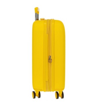 Movom Riga Yellow 55-70cm Expandable Rigid Case Set Riga Yellow