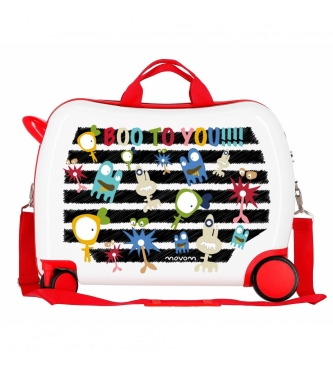 Movom Suitcase with 2 multidirectional wheels Movom Boo to You -38x50x20cm