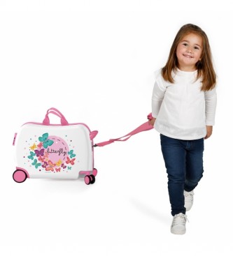 Movom Suitcase with 2 multidirectional wheels Movom Butterfly -38x50x20cm