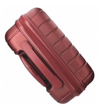 Movom Movom Wood Red Rigid Extensible Cabin Case -55x38,8x20cm