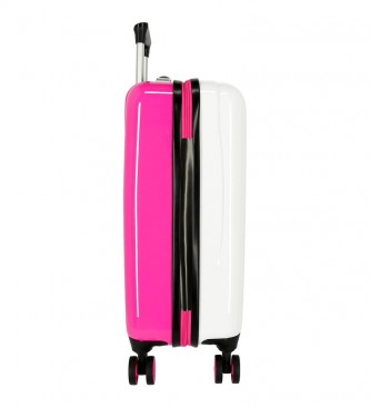 Movom Valise Hello White, Pink -34x55x20cm