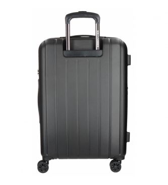 Movom Movom Wood large suitcase rigid Black -49x70x28cm