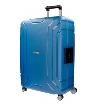 Movom Medium suitcase Movom Newport Rigid blue 65cm