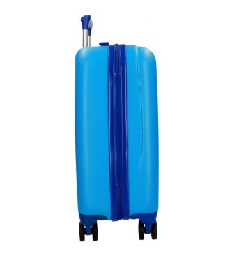 Movom Movom Dinos walizka kabinowa sztywna 50 cm niebieska